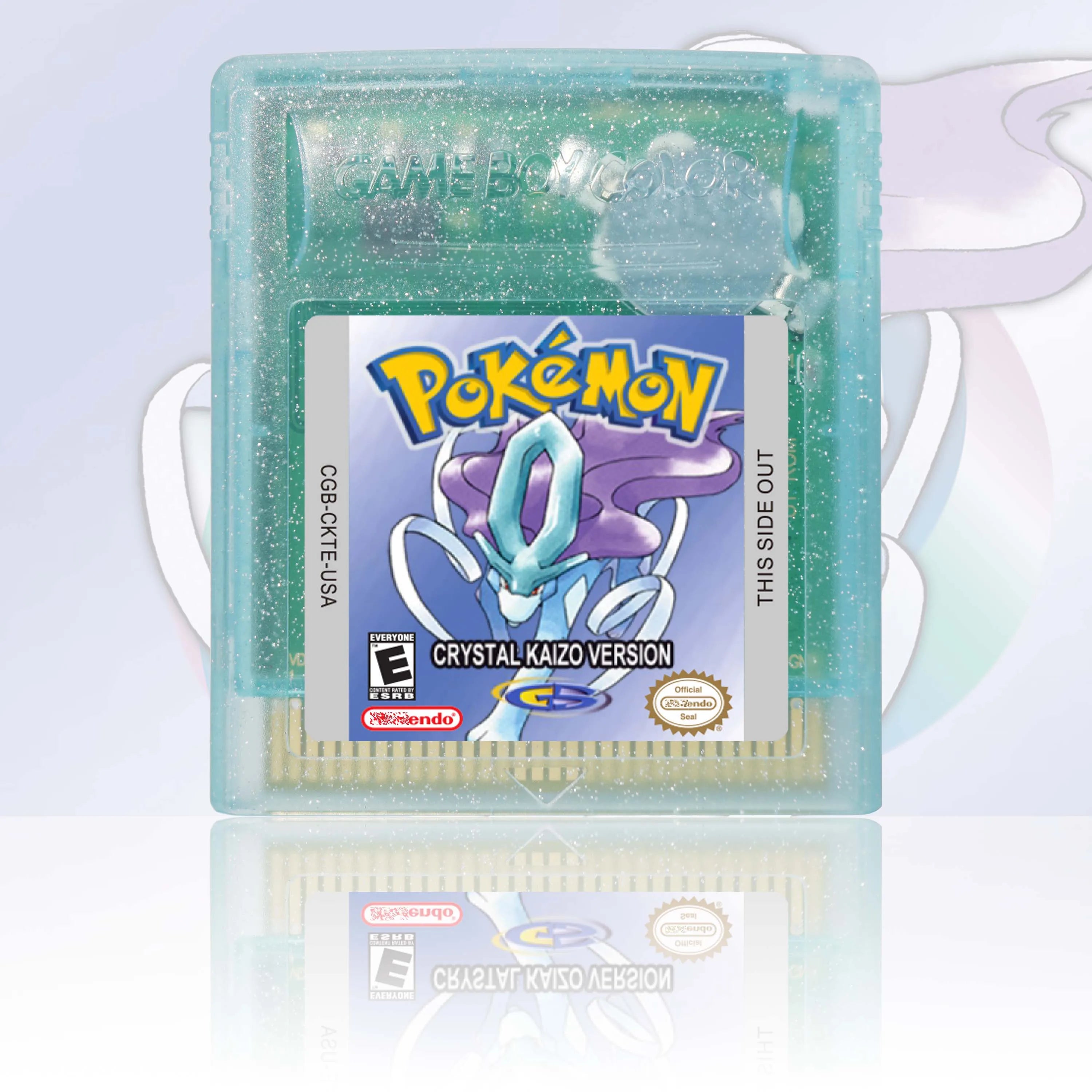 Pokemon Crystal Clear/Orange/Prism/Polished Series GBC Game Cartridge 16 Bit Video Game Console Card High Quality GBC Video Game