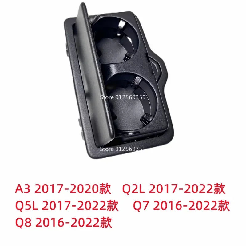 Original Rear Armrest Cup Holders Drinks Beverage Rack for Audi Q2 Q3 Q7 Q8 A3 Q5
