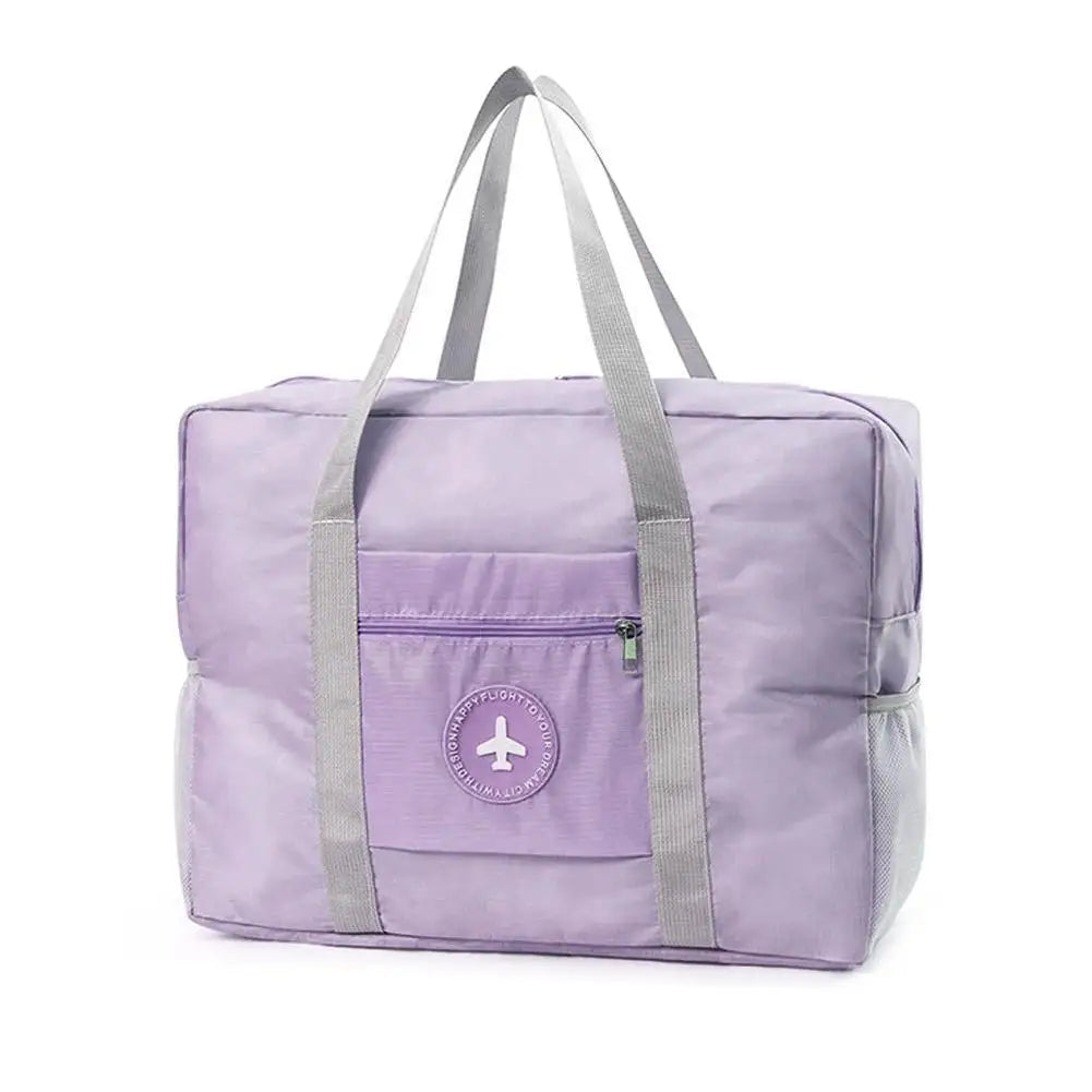 Travel Storage Bag Foldable Airplane Bag Thickened Hand Carry Storage Bag for Travel Large Capacity Portable Luggage Handbags