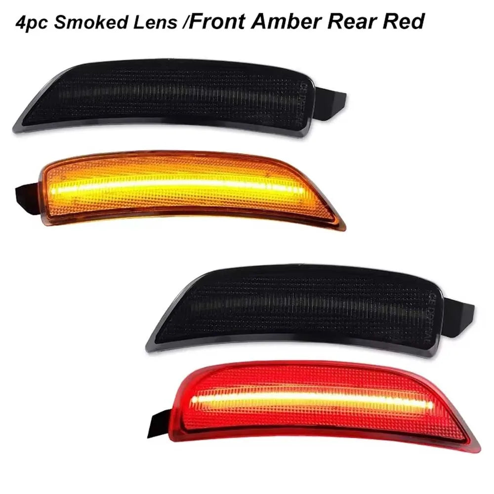 Amber/White/Red LED Front/Rear Side Marker Indicator Lights Turn Signal Light For Mazda MX-5 Miata 2016-2023 Fender Flare Lights