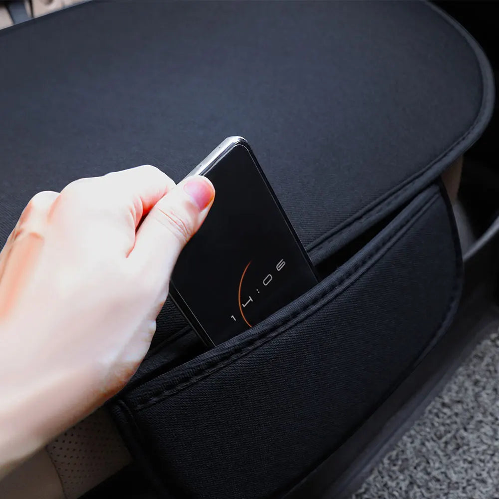 Anti-Slip Car Seat Backrest Cushion Auto Emblem Seat Protective Covers With Pocket For Audi Sline RS TT A3 A4 A6 S4 S5 S6 S7 Q3