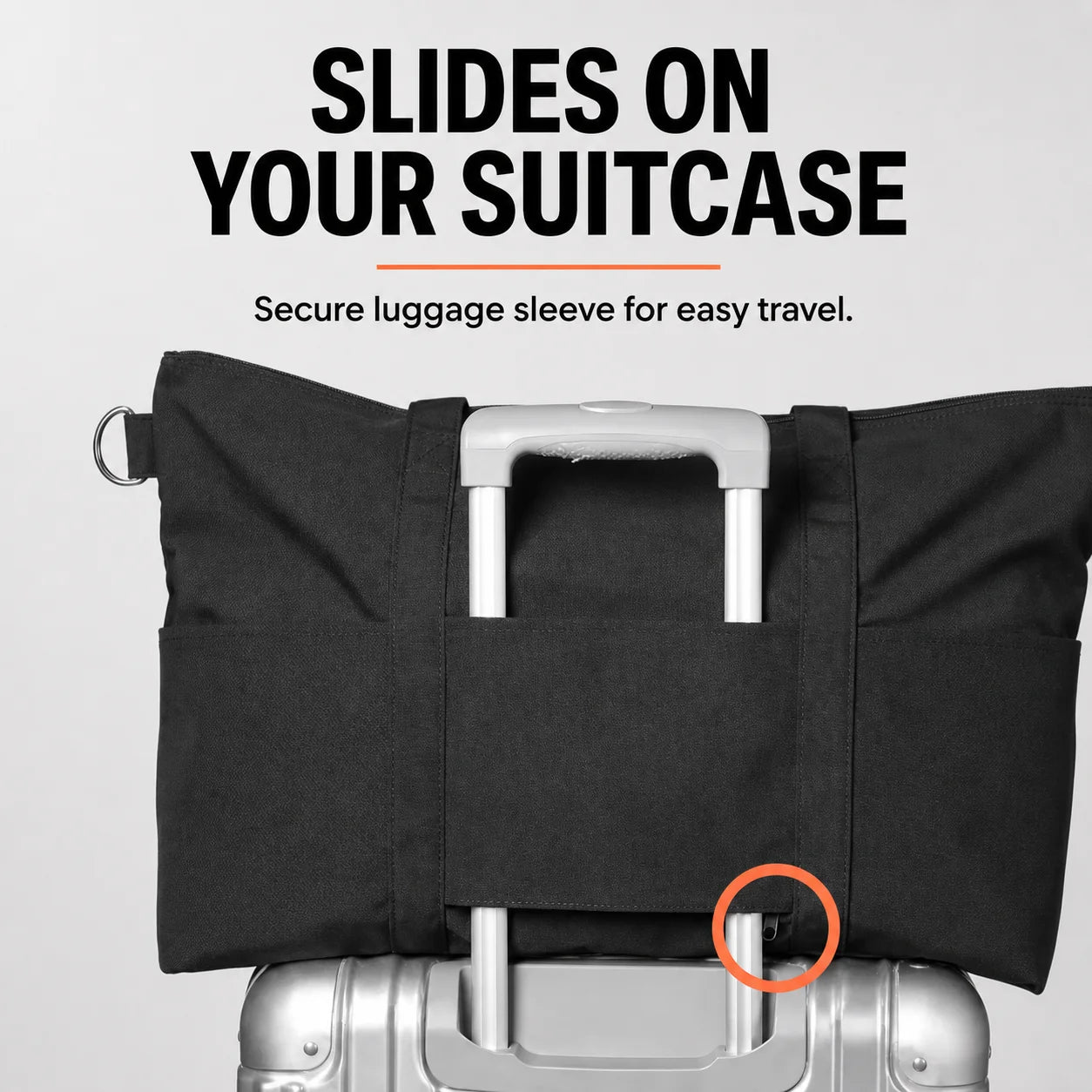 Large Capacity Travel Duffel Bag with Luggage Sleeve Multi-Pocket Weekender Bag for Women Men Trip Gym Fitness Yoga Bag