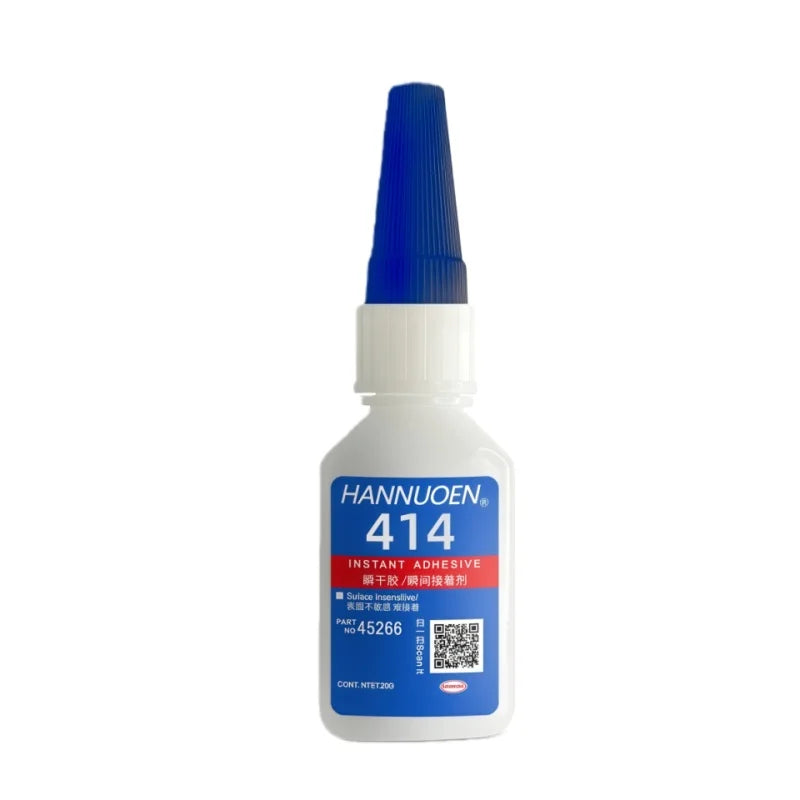 HANNUOEN O20ml 401/406 Instant Strong Super Glue Universal Superglue Mighty Instant Glue for Resin Ceramic Metal Glass Fast Dry