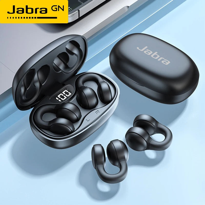 Jabra Open Ear Clip Earbuds ENC Wireless Bluetooth5.3 Headphone Noise Cancelling Earphone With Mic For Android iOS Xiaomi