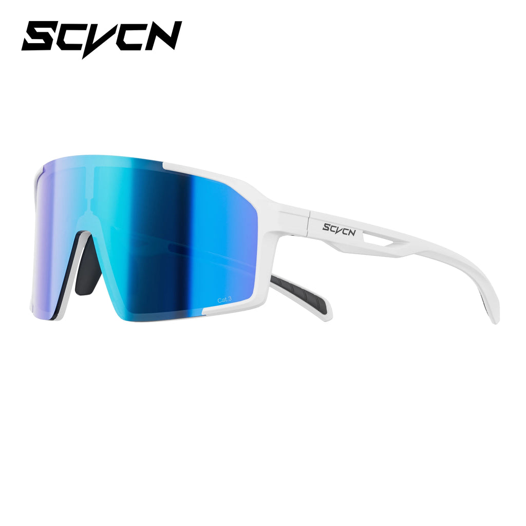 SCVCN HD Integrated Sports Sunglasses for Mountaineering Cycling Running Hiking Glasses UV400 Unisex Stylish Driving Sunglasses