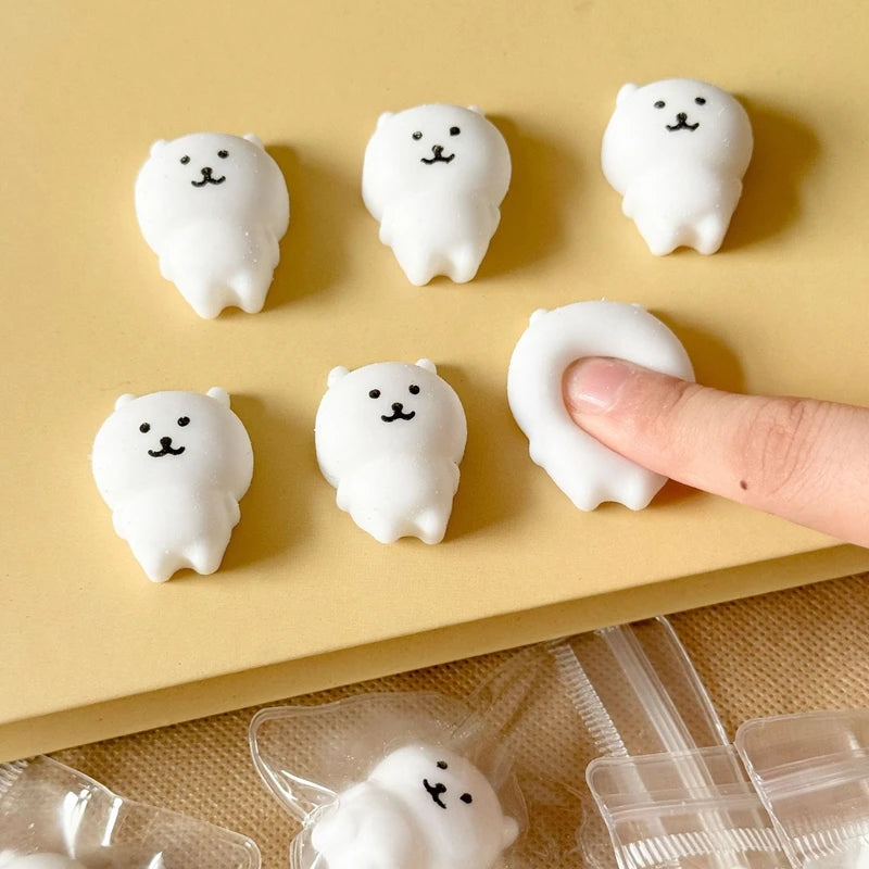 Lunch Box Squishy JOKE Bear Kawaii Squishy Toys Bag Cute KEY Pendant Pinching Squeezeing Decompression Toy Party Birthday Gifts