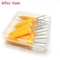 Stainless Steel Corn Fork 12/8Pcs With Box Anti Scalding Barbecue Corn Holders Camping Fruit BBQ Picnic Cooking Tools Outdoor