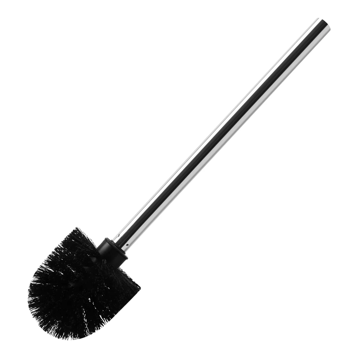 A64E Replacement Stainless Steel WC Bathroom Cleaning Toilet Brush Black Head