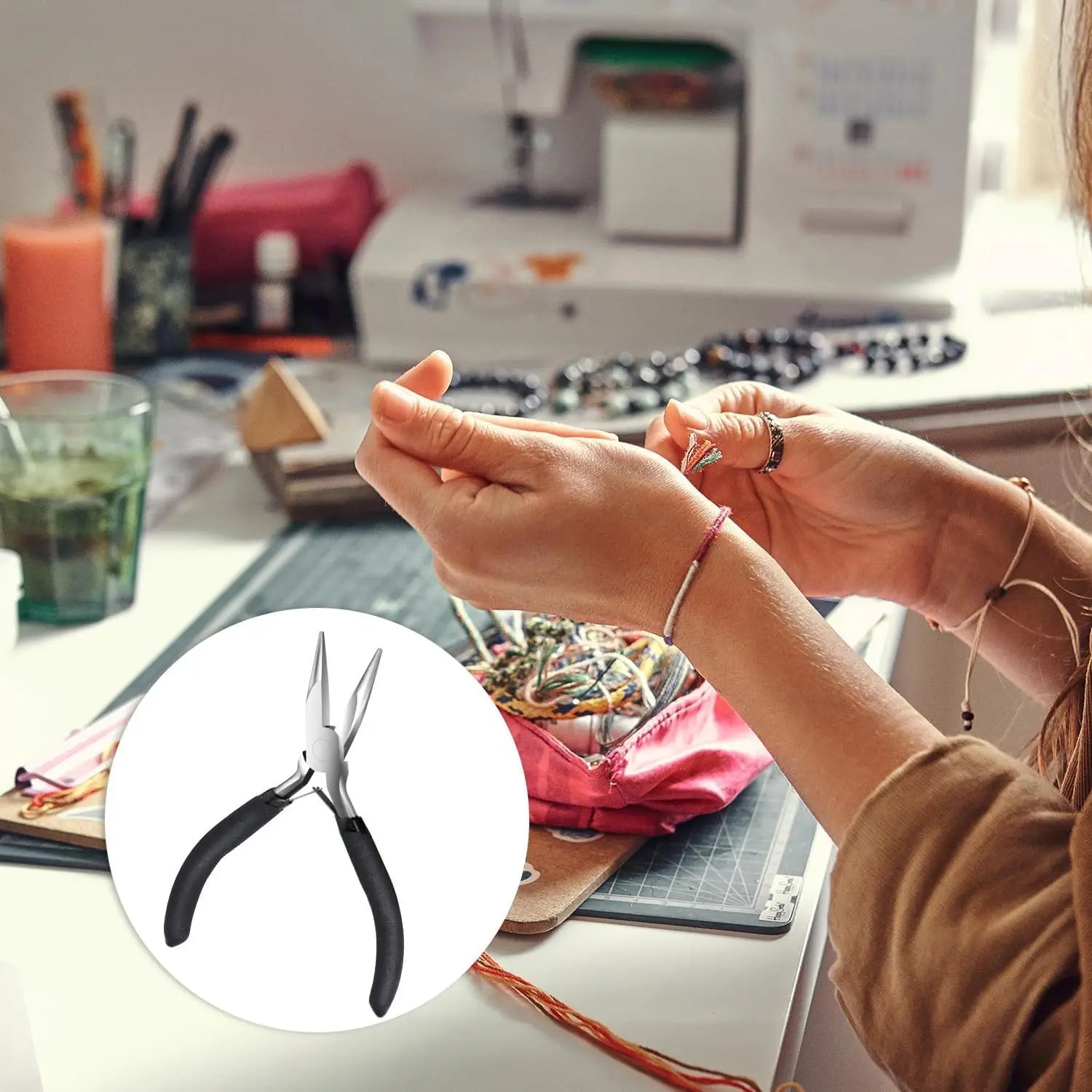 Pointed Nose Pliers, Long Nose Pliers, Multifunctional Manual Small Needle Pliers, Mini Electrician Specific Pointed Nose Pliers