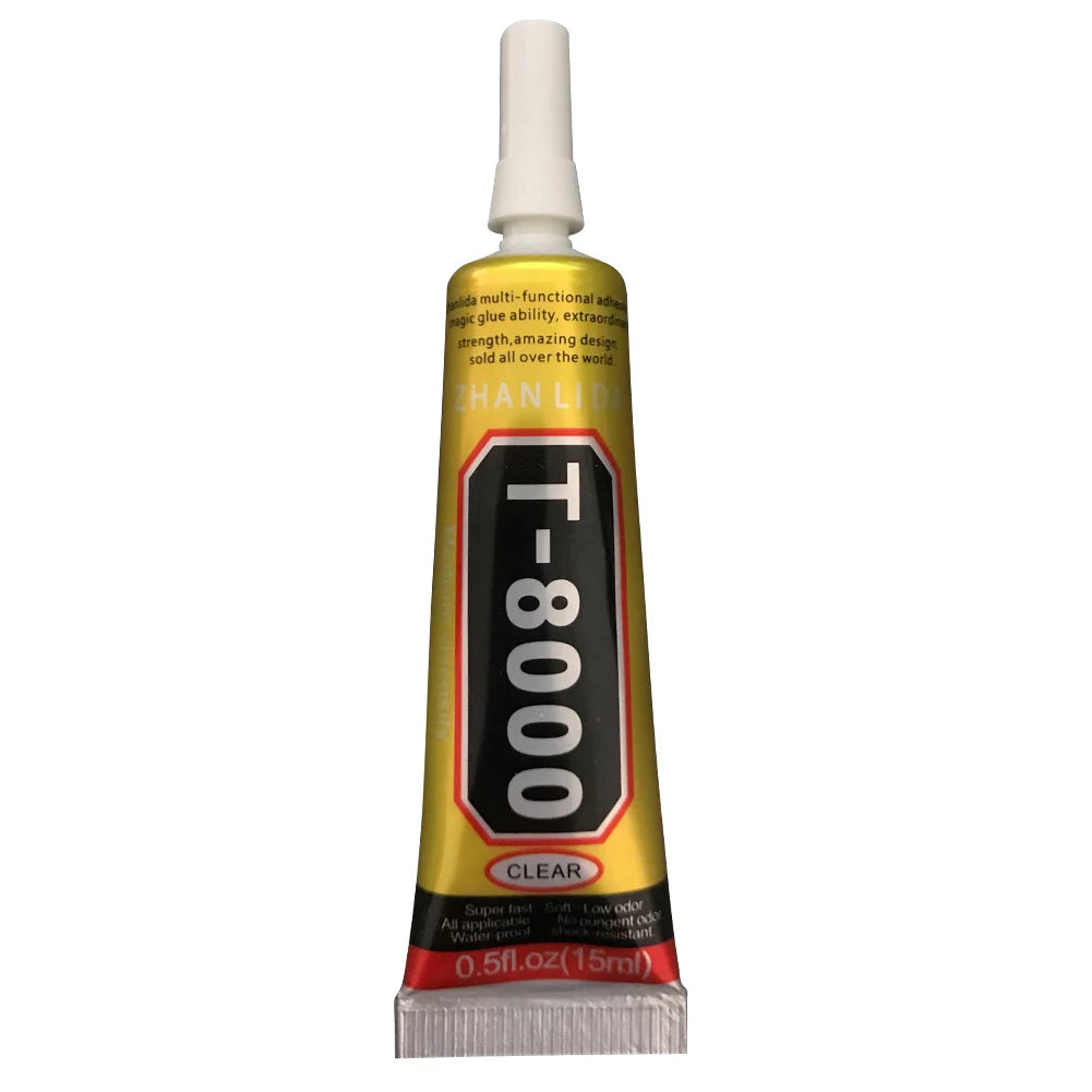 15ml T8000 Repair Liquid Glue Multi Purpose Glue Super Glue Drilling Glue For Mobile Phone Screen Repair Glue Epoxy Adhesive