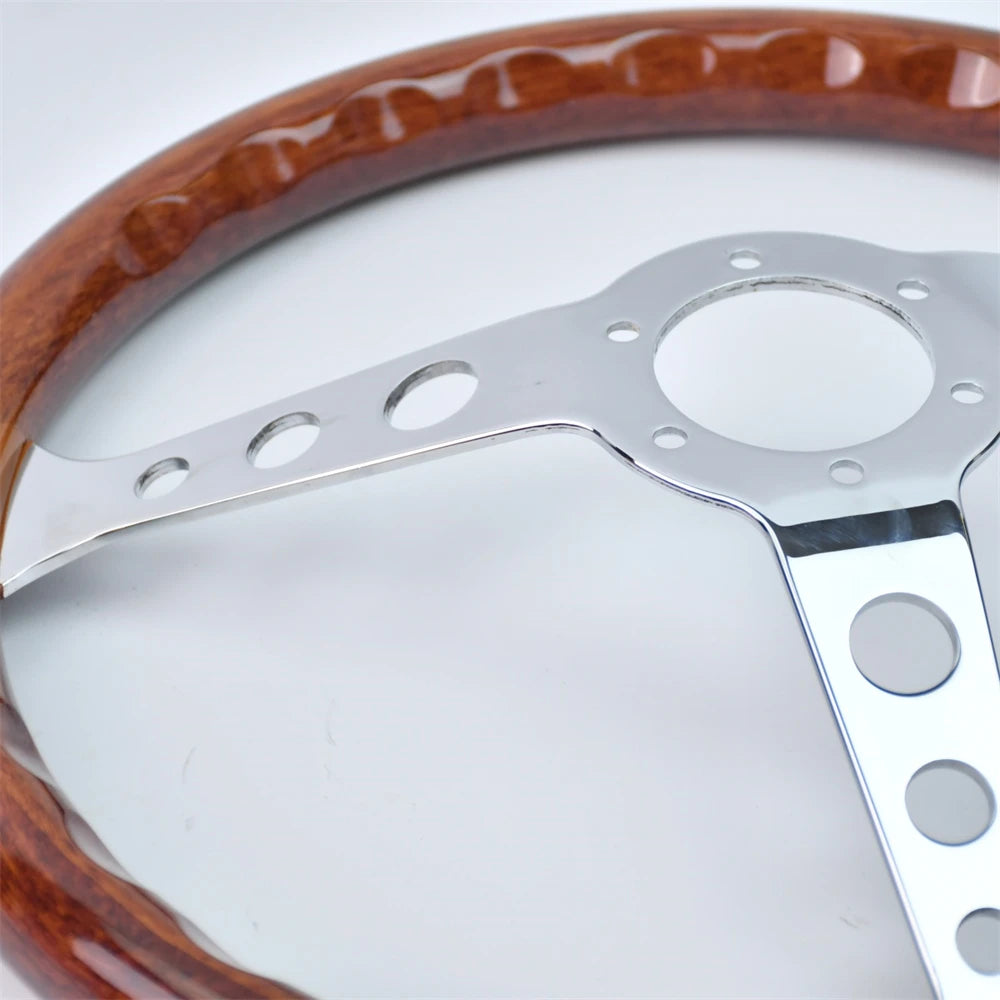 380mm Round Hole Bracket Steering Wheel ABS Material with Rivets for Automotive Accessories