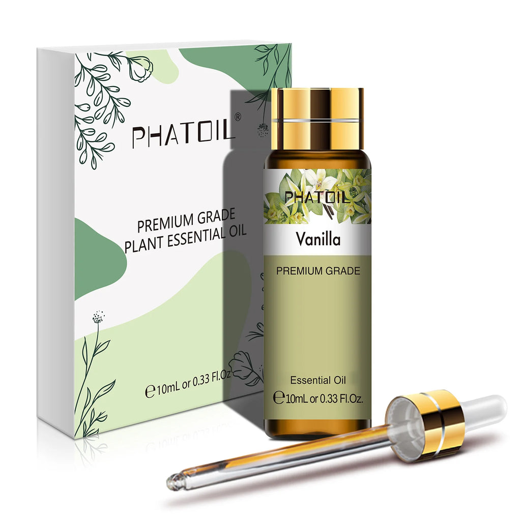 PHATOIL 1/9PCS Essential Oils Gift Set-10ml Pure Essential Oil For Diffuser Aromatherapy Candle Making Lavender Vanilla Oils