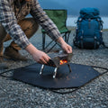 Fire Retardant Blanket Portable Handle Fireproof Cloth Fireproof Mat Reusable Outdoor Gear Tear-Resistant for Travel