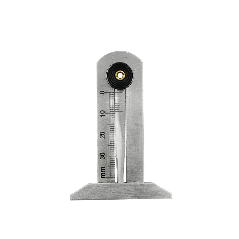 Stainless Steel Car Tyre Tire Tread Depth Gauge Meter Ruler Caliper Measuring Tool Moto Truck