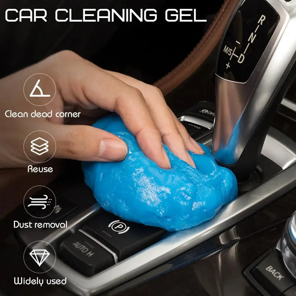 Car Cleaning Gel Slime Magic Mud Auto Interior Computer Keyboard Dirt Clean Dust Remover Gel Car Wash Interior Cleaning Tools