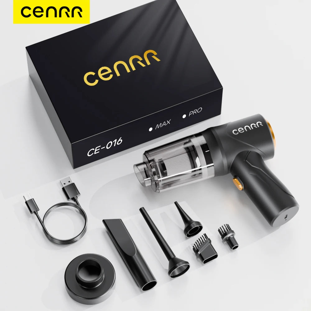 CENRR Car Vacuum Cleaner 895000PA Cordless Powerful Wireless Cleaner Cleaning Machine HandHeld Portable Vacuum Cleaner For Car