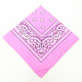 1/2PCS Fashion Hip Hop 100% Cotton Bandana Square Scarf 55cm*55cm Black Red Paisley Headband Printed For Women/Men/Boys/Girls
