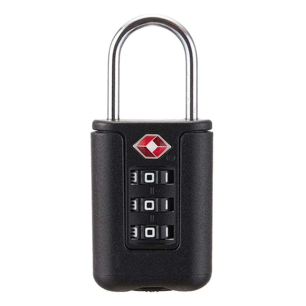 Tsa Approved Luggage Locks, Tsa Locks for Luggage, 3 Digit Combination Padlocks Travel Lock for Suitcases & Baggage (Black)