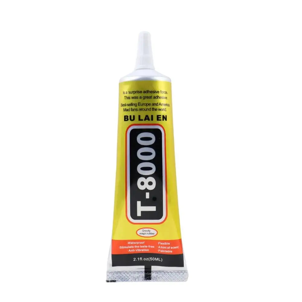 T8000 15/50/110 ML DYM Anti-Vibration Electronic Components Glue Clear Contact Phone Repair Adhesive with Precision Applicator