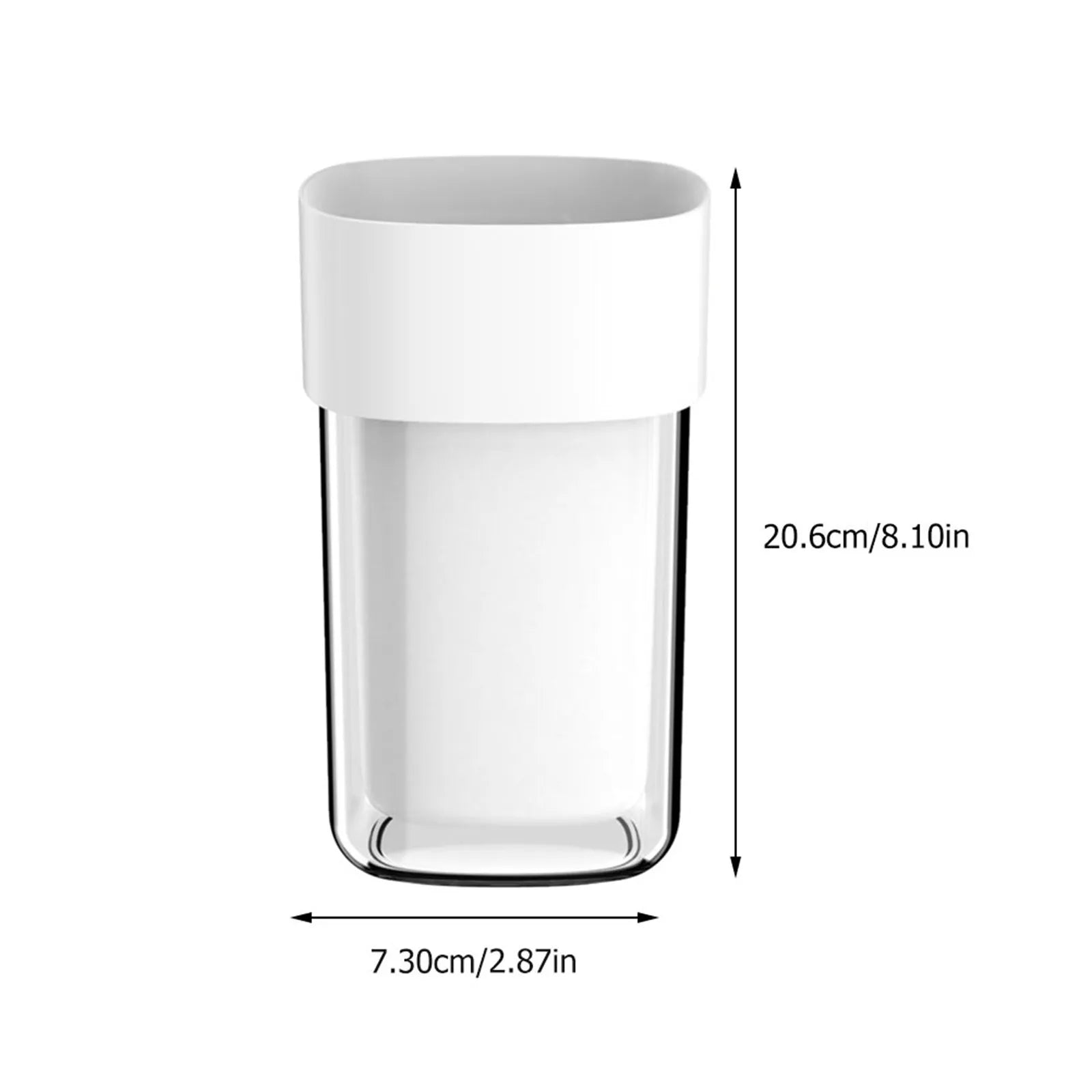 1Pcs Creative Design Toothbrush Storage Cup Portable Travel Toothbrush Cup Quality Plastic Bathroom Gargle Container