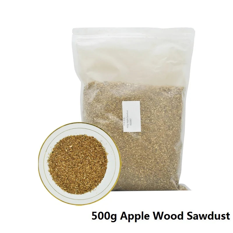 125g-500g Barbecue Wood Chips BBQ Wood Sawdust For Smoke Generator Smoking Pellet Wooden BBQ Grilling Chunks Cocktail Smoking