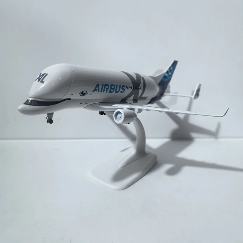 JASON TUTU 20CM Diecast Metal Planes BELUGA AIR BUS Plane Airplane Model Aircraft Model Collect Gifts