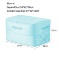 Large Compression Bag Quilt Clothes Closet Cabinet Organizer Storagepouch Ultra Space Saving Self Compression Organizer