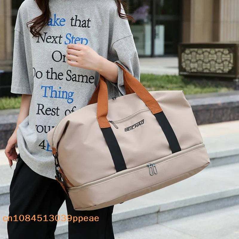 Travel Gym Bag Short-distance Luggage Portable Fitness Bags Shoulder Crossbody Chest Bag Handbags Duffle Carry On Weekender Bag