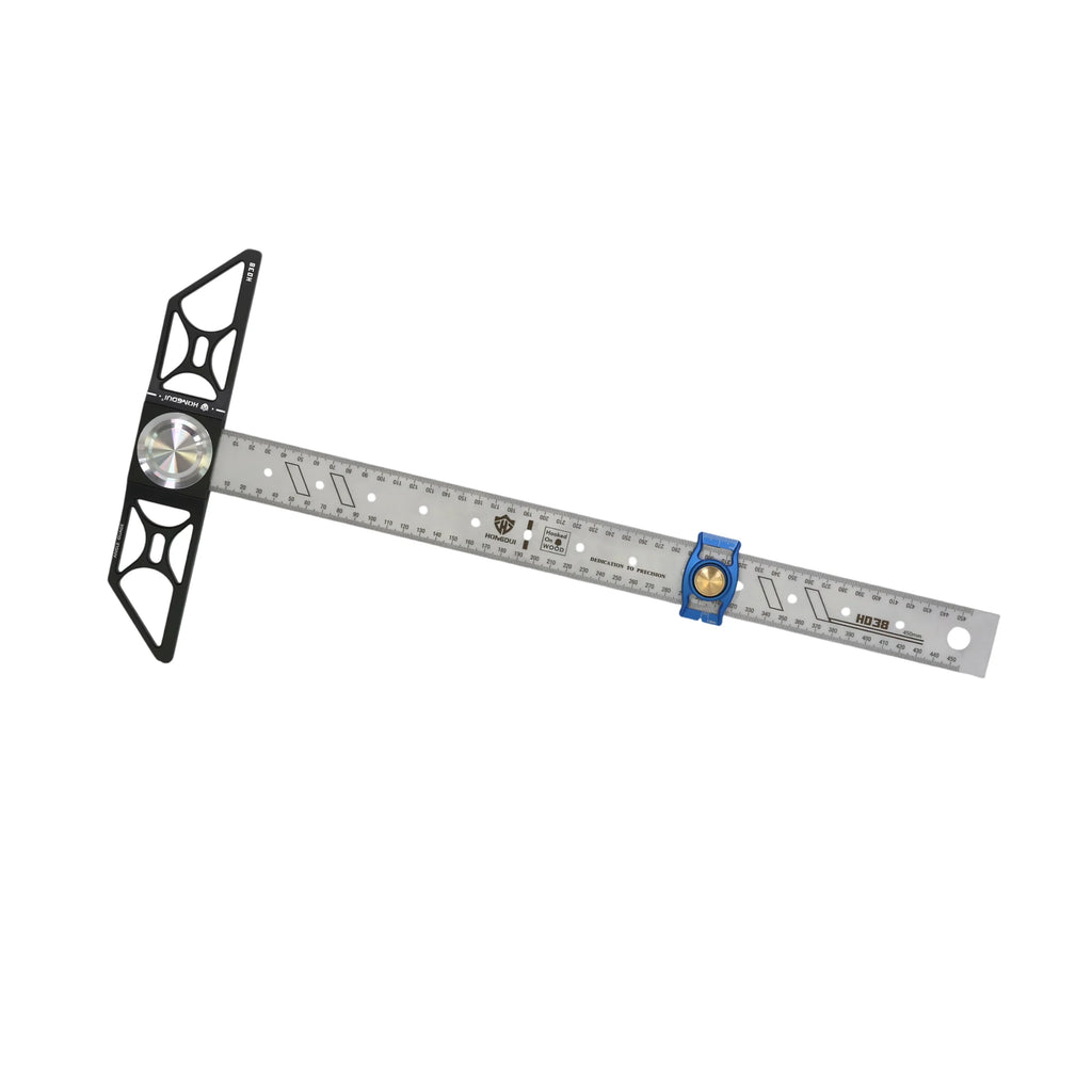 Hooked On Wood HD38 HD38V Angle Guage Hadfield Steel Structure 0-90 Degree Adjustable Precision Woodworking Scriber