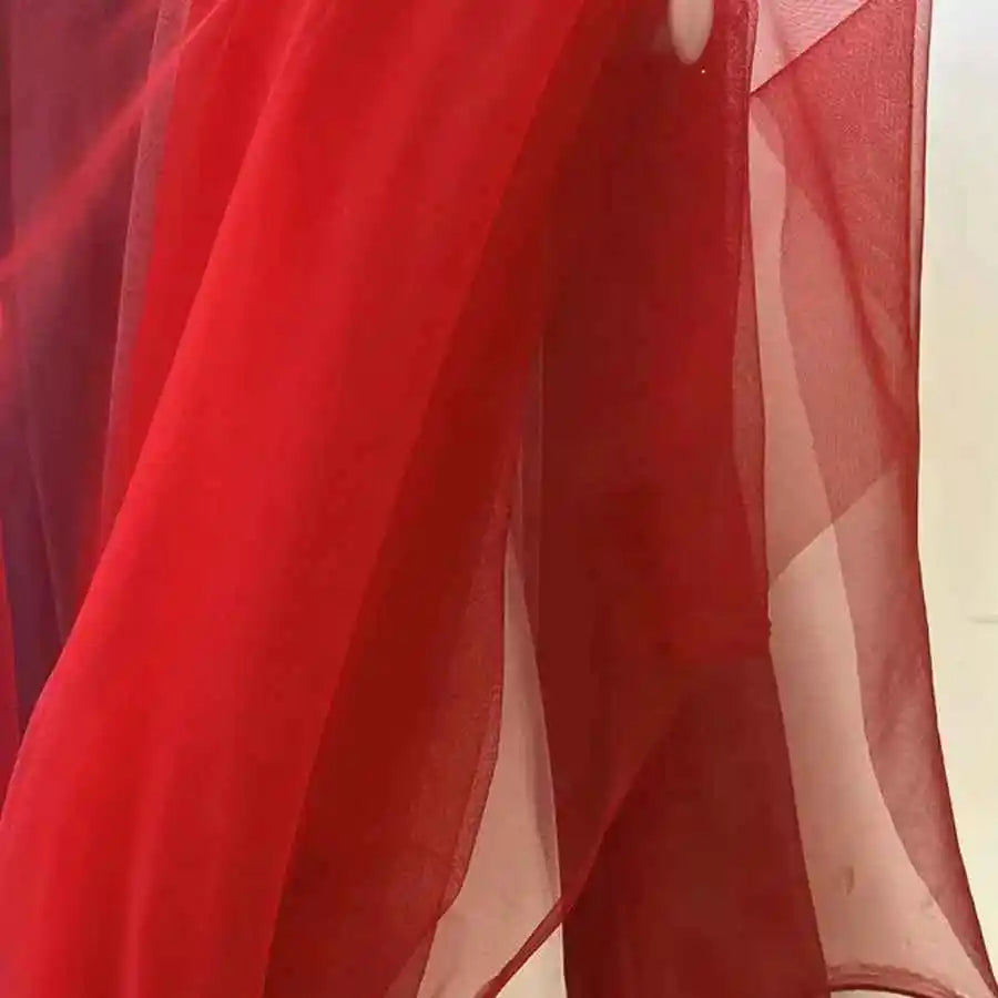 Burnt Orange Soft Tulle Fabric - Wedding Decor Curtains, Chair Covers, Tutu Skirts & DIY Crafting Mesh Material