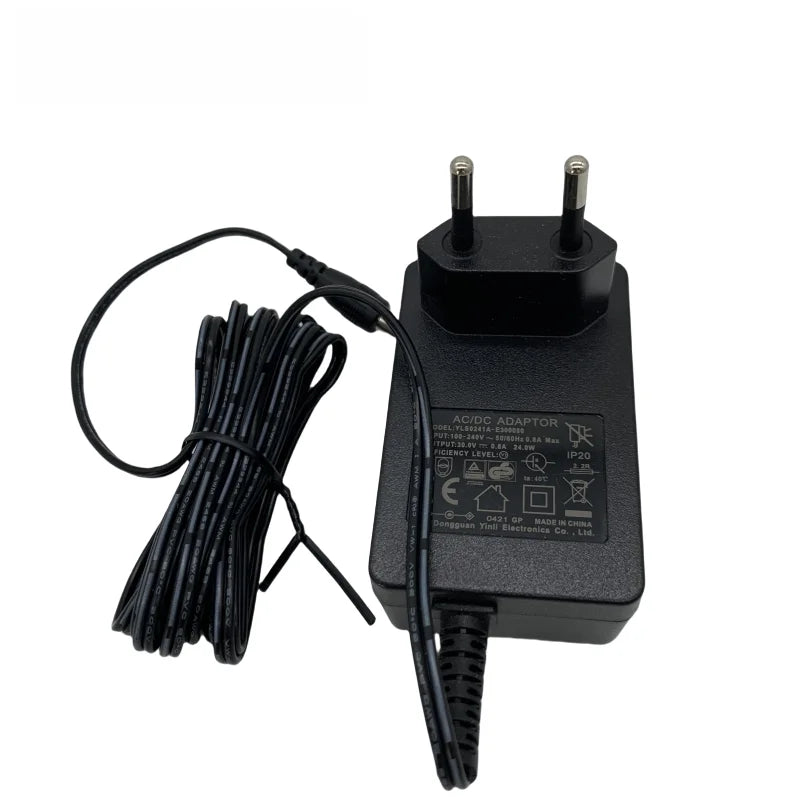 30V 0.8A ,Power Adapter EU Plug Supply Charger  Universal Adapter Converter  For Vacuum Cleaner Sweeping Robot