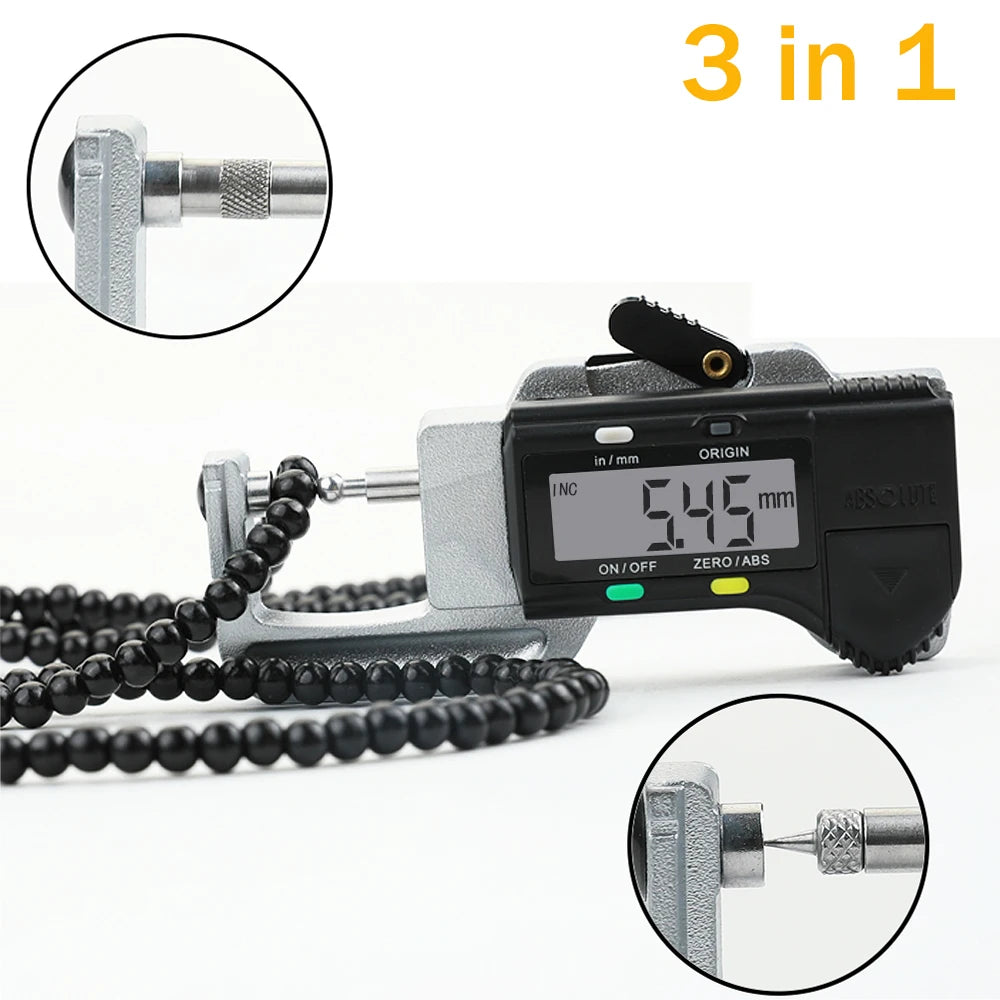 0-12.7mm horizontal type Digital Thickness Gauge Meter Tester Micrometer thickness caliper gauge 0 to 12.7mm