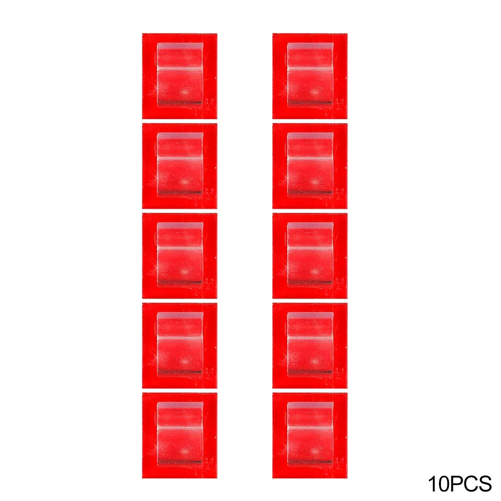 10Pcs Self Adhesive Cable Organizer Hook Light String Clip Heavy Duty Cable Clip Outdoor Waterproof Light Strip Rope Wire Fixer