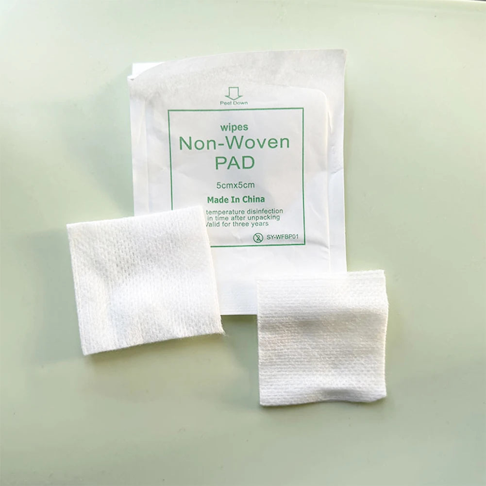 50/100pcs Sterile Non-woven Gauze Pad Wound Care Supplies Gauze Pad Cotton First Aid Waterproof Wound Dressing