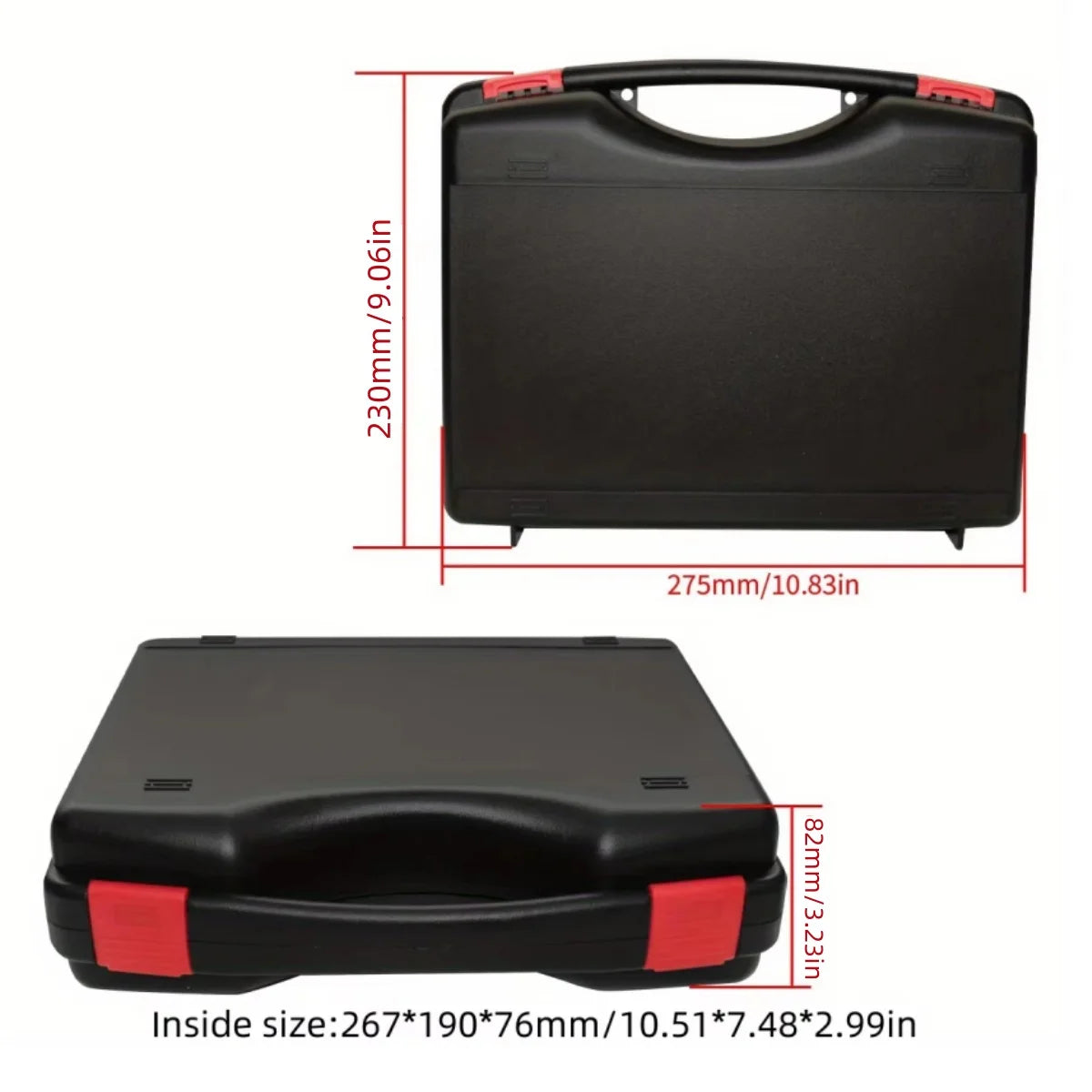 1PC Multifunctional Hardware ToolBox Lightweight Portable Plastic Instrument Case Notebook Protective Storage Box Outdoor Case