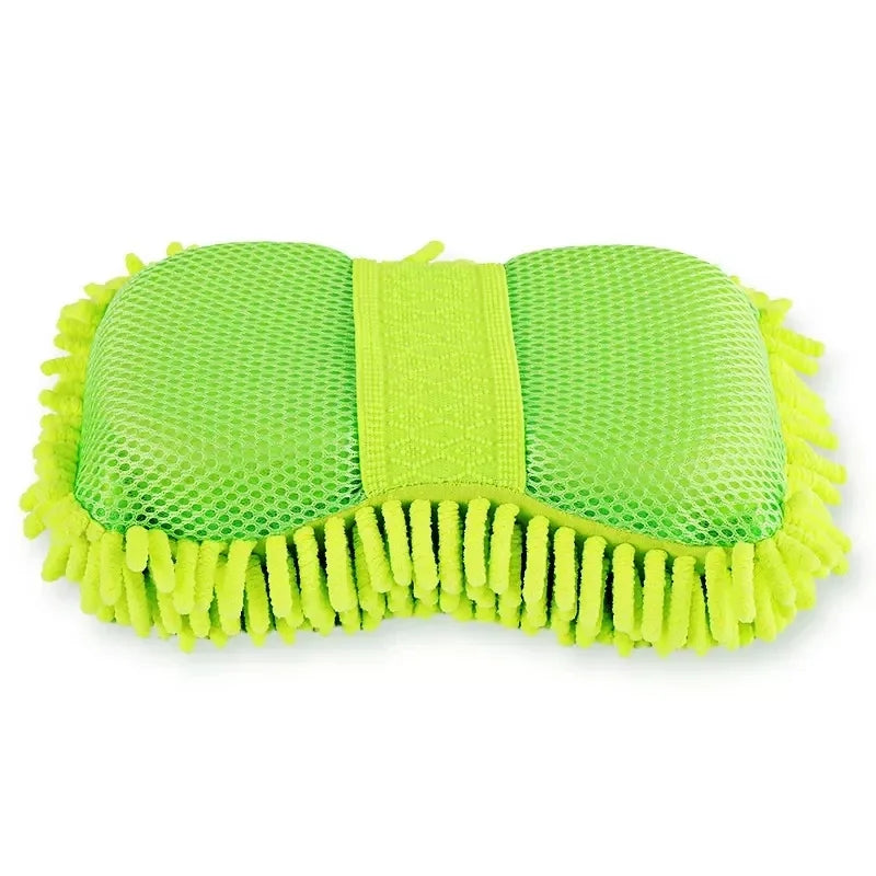 Microfiber Car Washer Sponge Cleaning Car Care Detailing Brushes Washing Towel Auto Gloves Styling Accessories for bmw tesla vw