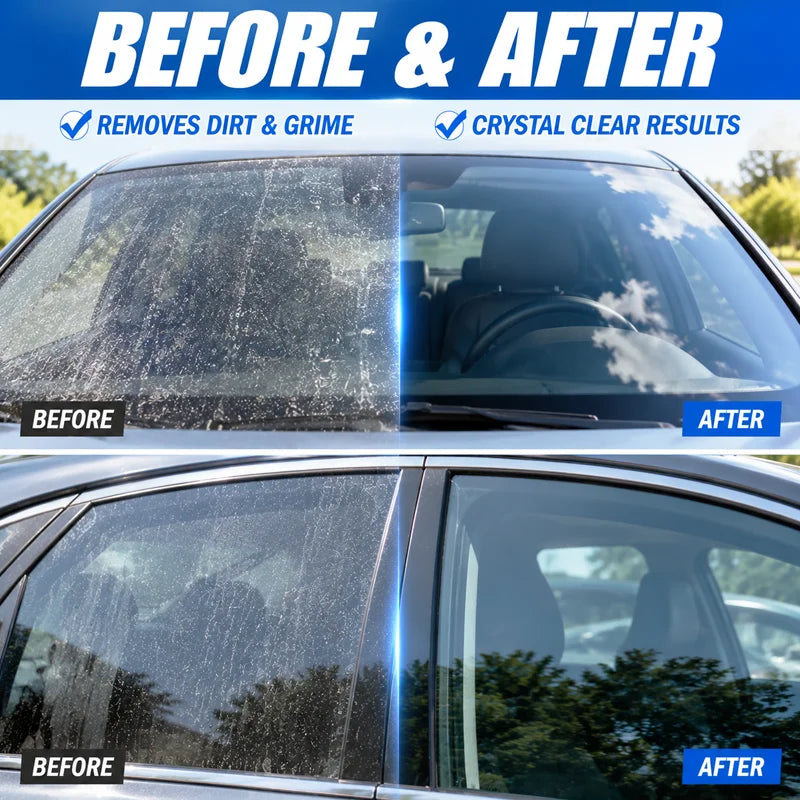 Farienne Car Glass Cleaner Spray Streak Free Windshield Oil Film Water Spot Dust Stain Remover For Auto Windows Mirrors