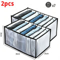  9/7 Grids Clothes Organizer Pants Sweater Storage Cabinets Drawers Organizer Wardrobe Clothes Storage Organizers Jeans Storage