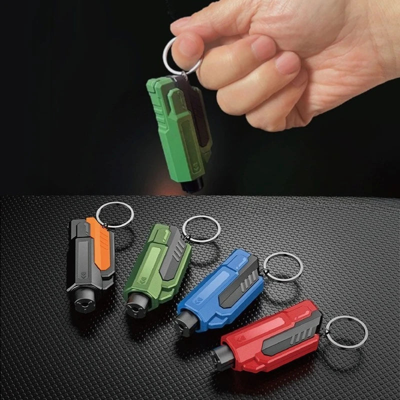 Car Portable Safety Window Breaker Hammer Emergency Escape Rescue Tool Break Glass with Seatbelt Multi-Function Safety Device