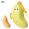 1 Set Dust Proof Bristle Protector Banana Portable Toothbrush Travel Case Compact Bacteria Resistant Storage