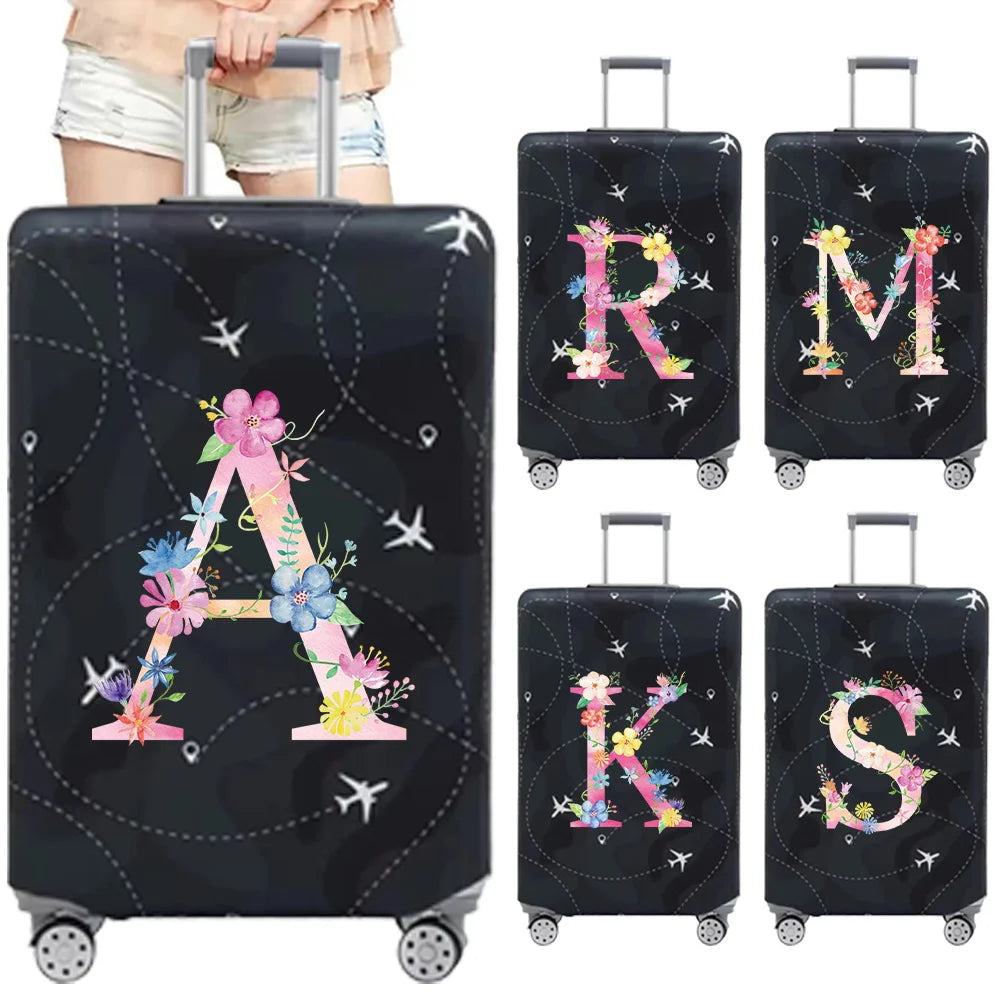 Luggage Protective Cover Elastic Dust Wear-resistant Apply 18-32 Size Pink Letter Series Protective Case Travel Accessories 2026