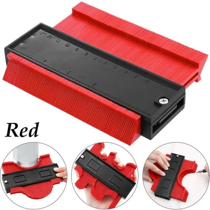 5/10in Multifunction Contour Gauge line Copier Ruler Ceramic Tile Carpet Cutting Template Woodworking Measuring instrument