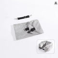 Travel Neck Pillow With Fillable Clothing Storage Bag U-Shaped Pillowcase Crystal Fleece Neck Pillow Cover For Airplane Travel