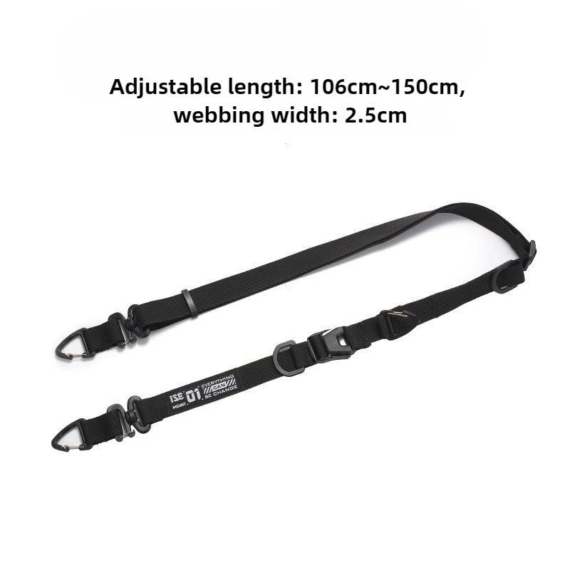 Outdoor Multifunctional Diagonal Hanging Rope With Adjustable Length And Expandable Single Shoulder Crossbody Backpack Strap