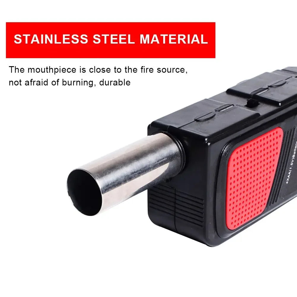 Handheld Electric BBQ Fan Air Blower Grill Outdoor Portable Hand Barbecue Accessories for Charcoal Fireplace Picnic Camping Tool