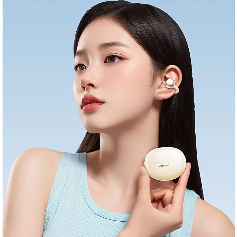Lenovo TA410 TWS Wireless Earclip Earphones Panoramic Spatial Sound Effects Long Battry Life HD Voice Bluetooth Gaming Earphones
