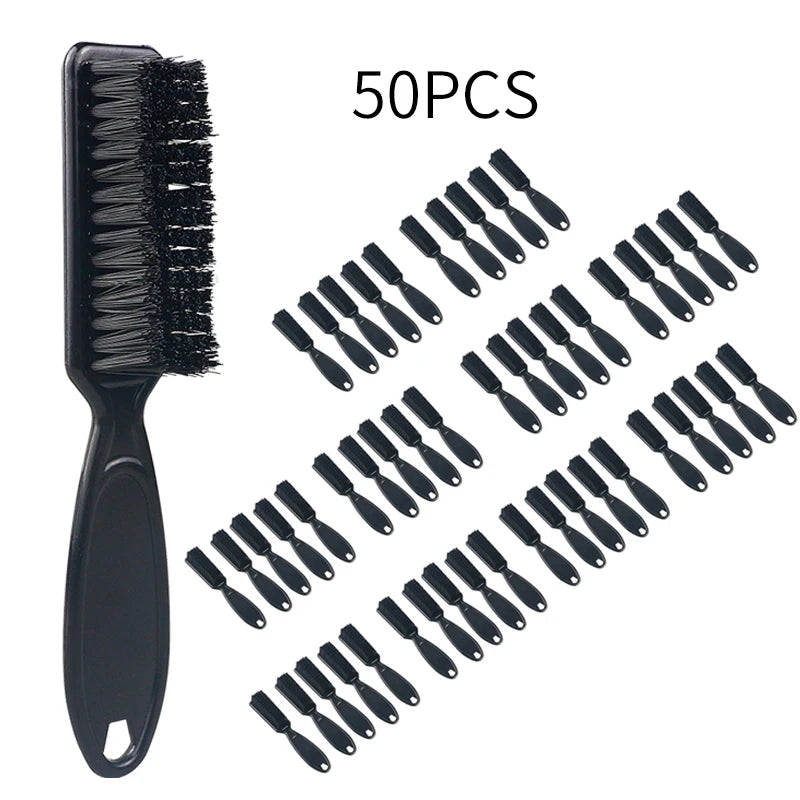 10/20/30/40/50Pcs Wholesale Plastic Soft Bristle Haircut Fading Brush Combo Set Neck Broken Hair Cleaning Dust Removal Tools