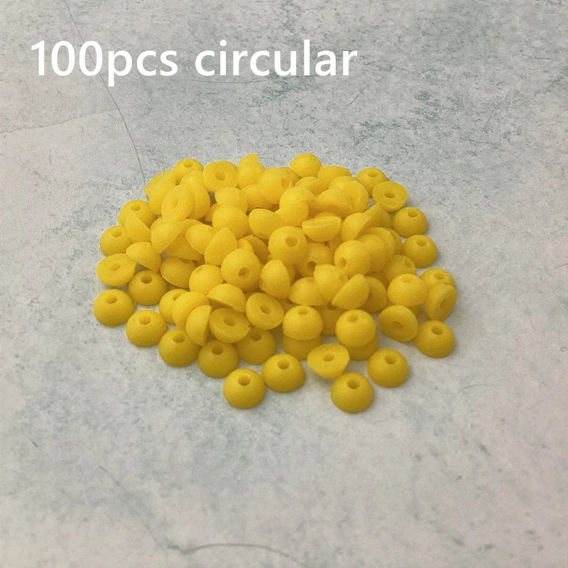 100pcs High Elasticity Colorful Fingerboard PU Bushing