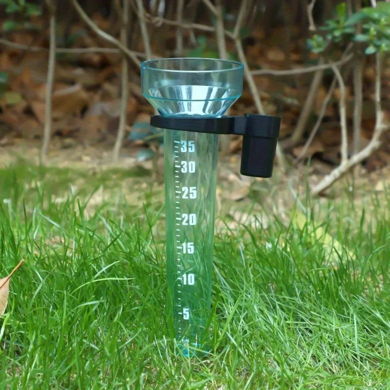 Portable Polystyrene Rain Gauge Measurement Tool For Garden Water Ground Outdoor Rain Meter Collect Rainwater