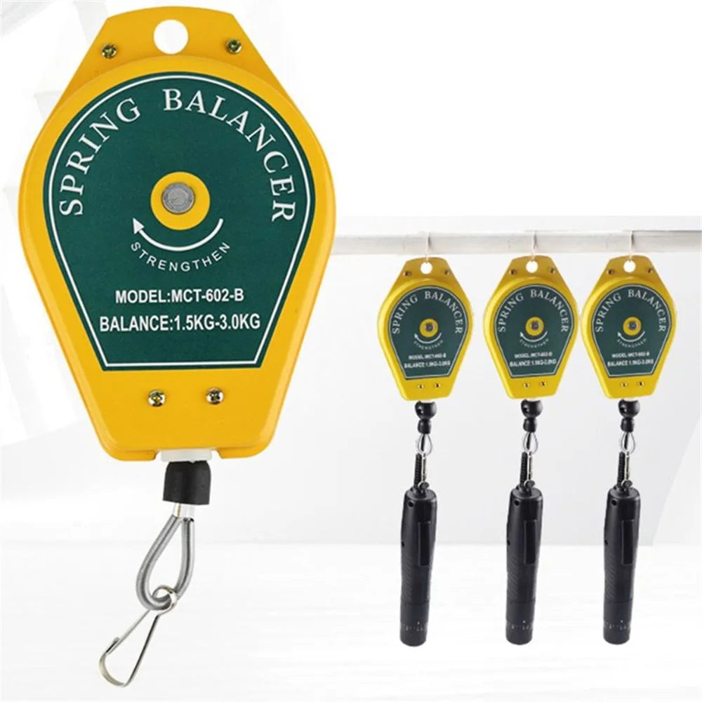Retractable Spring Balancer Screwdriver Hanging Torque Wrench Hanger Steel Wire Rope Measuring Tool Holder 0.5-3KG Balancer